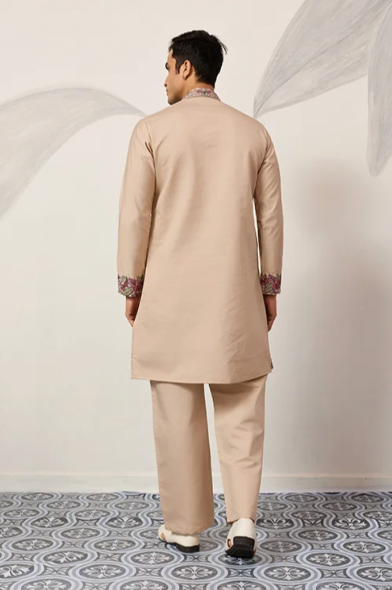 Aarav Beige Kurta Set