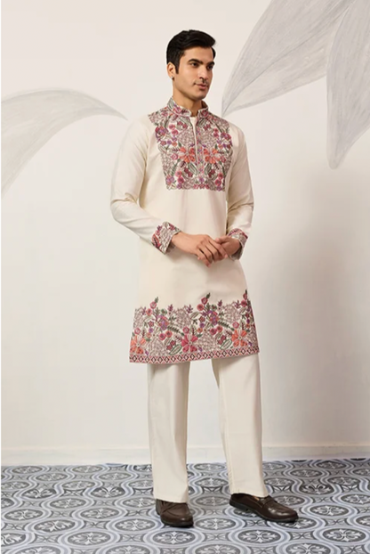 Aarav White Kurta Set