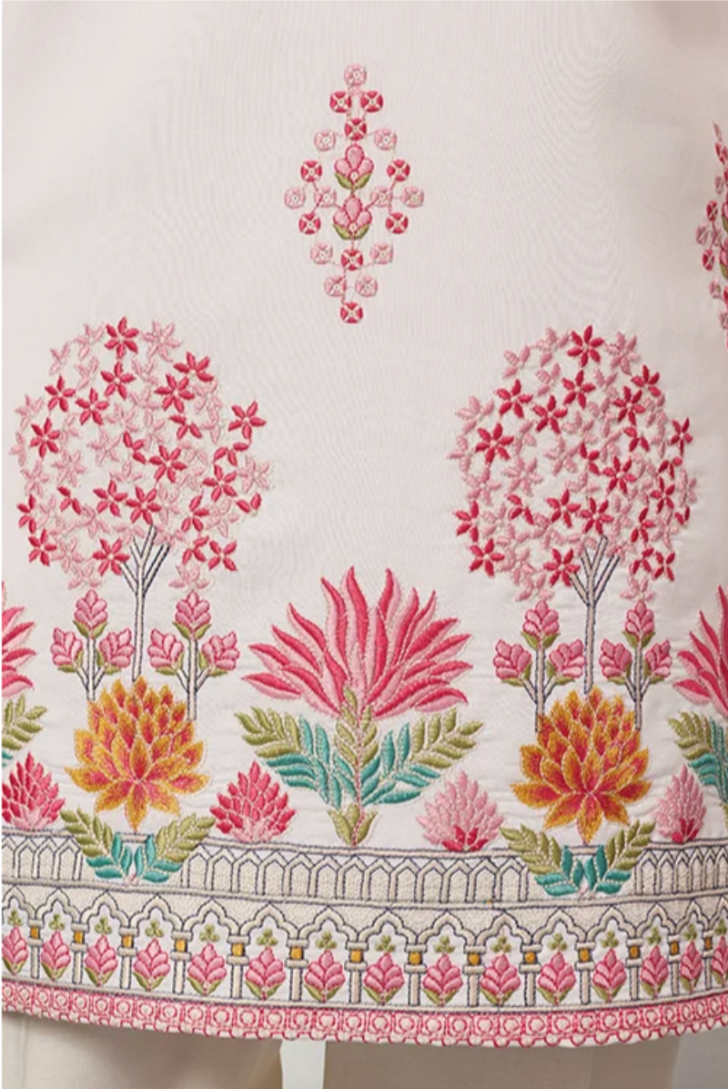 Muhrat White Kurta Set