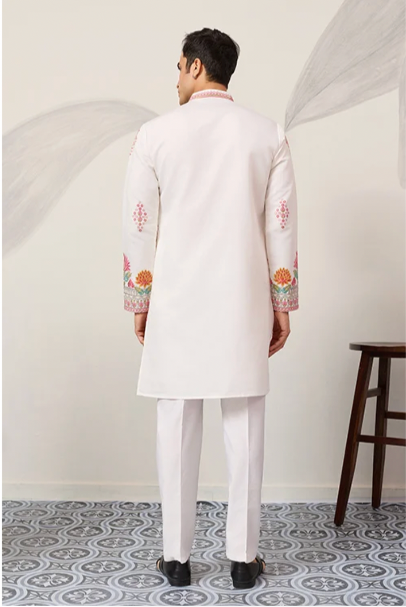 Muhrat White Kurta Set