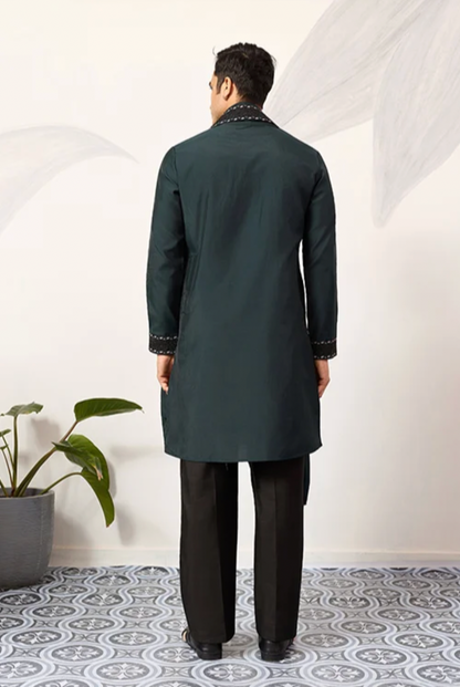 Raunak Green Kurta Set