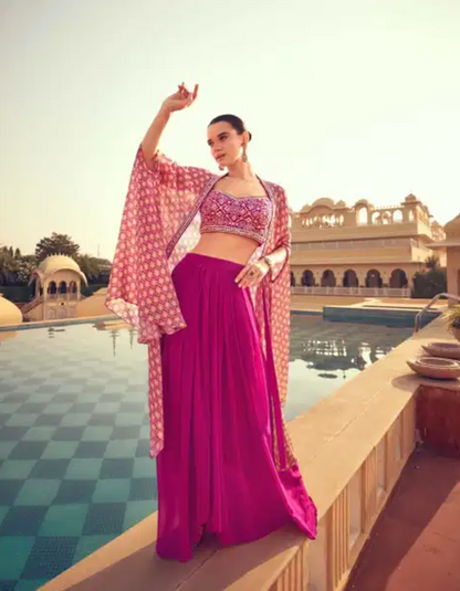 Ujwal Pink Indo-western