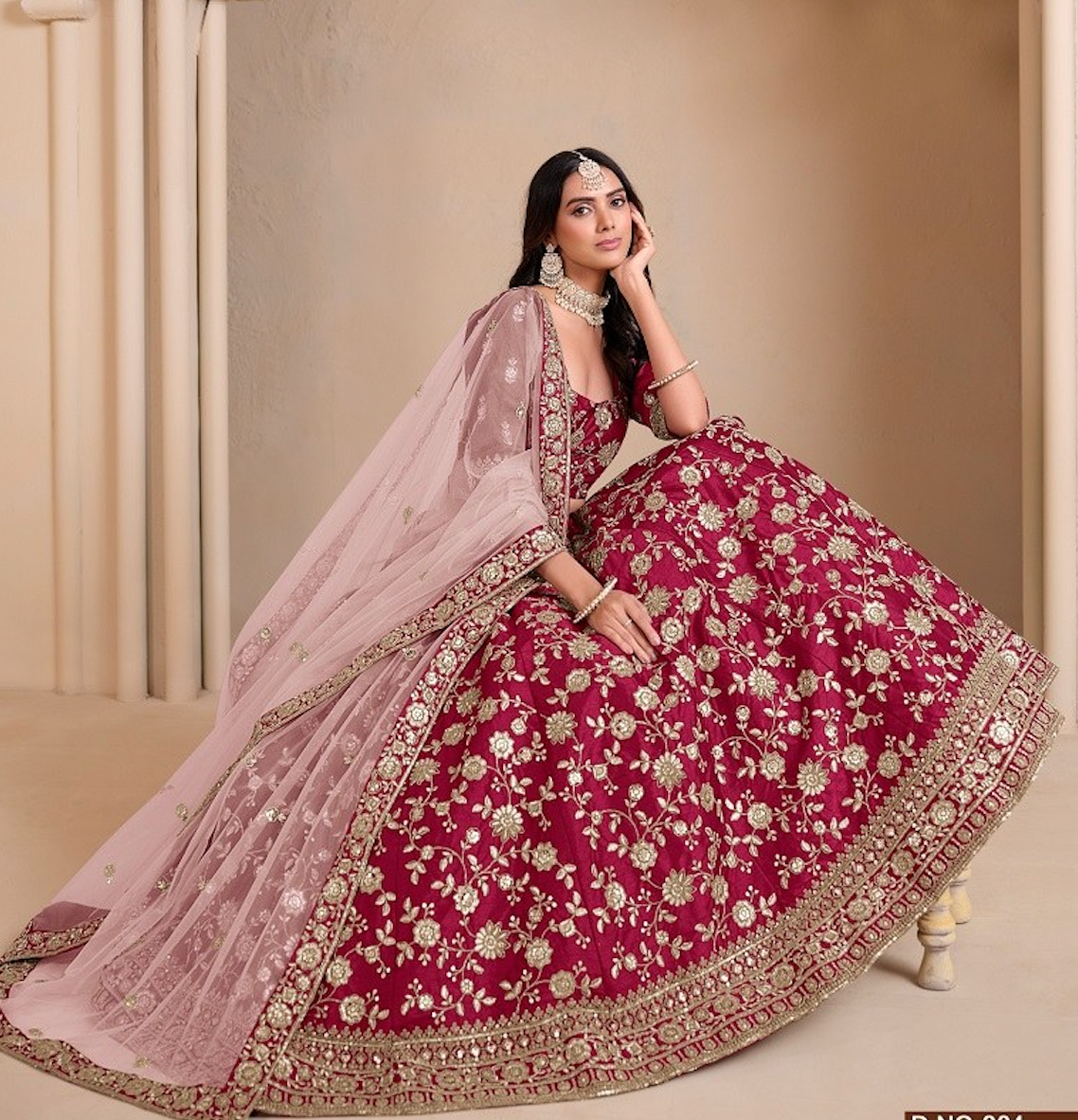 Matrut Royal Roop Pink Lehenga Set