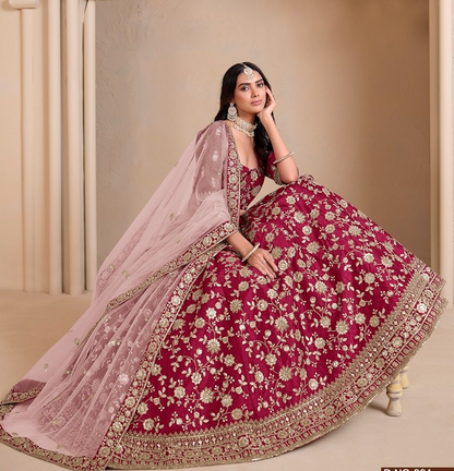 Matrut Royal Roop Pink Lehenga Set