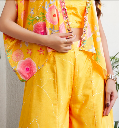 Matrut  |  Buttercup Beauty Yellow Palazzo Set