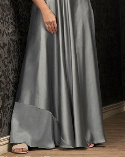 Matrut | Sara Silque Grey Gown