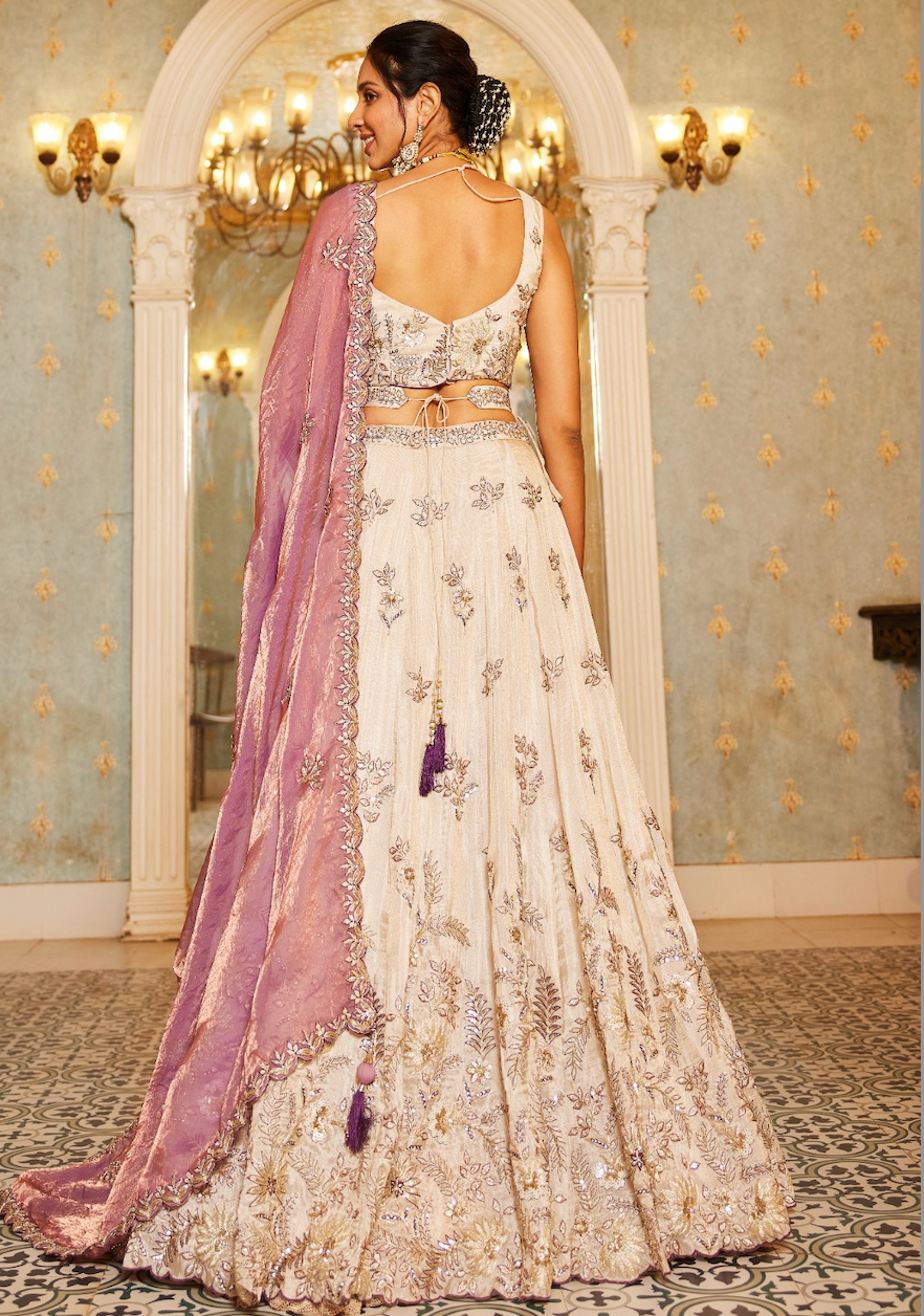 Matrut | Coconut Crush Hour Purple Lehenga