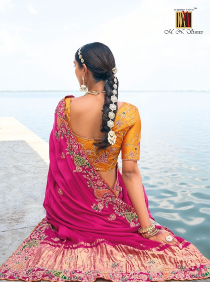 Matrut | Shahi Andaaz Rani-Yellow Saree