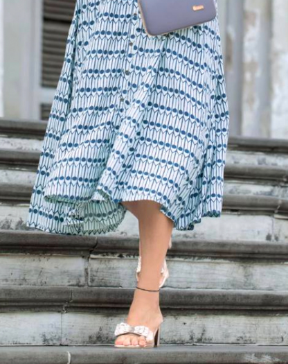 Matrut  | Tripsy Belt Blue Dress