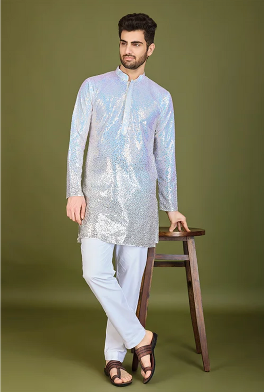 Matrut | Glam Saga Ombre Yellow Kurta Set