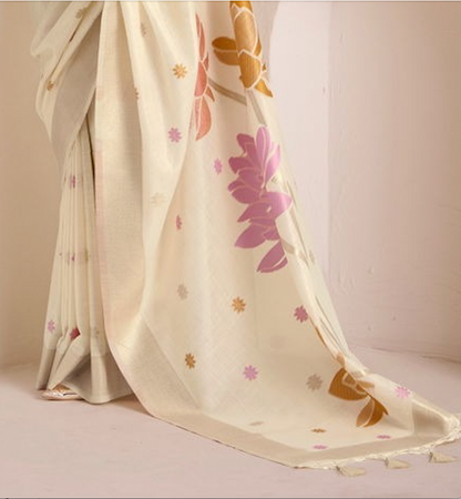 Matrut | Dinamic Off-white Saree
