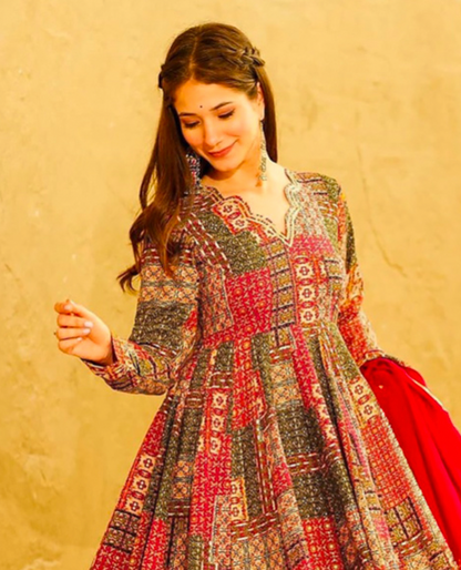 Matrut | Roshni Red Gown