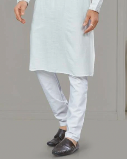 Matrut | Pure Weave White Kurta Set