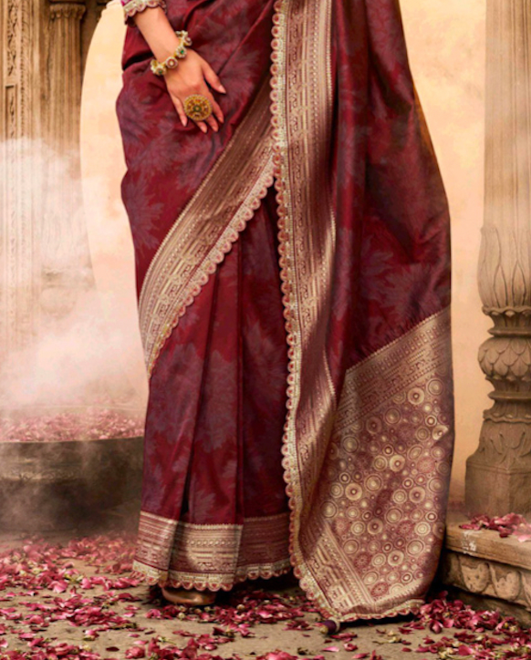 Matrut | Kalaya Mulberry Banarsi Saree