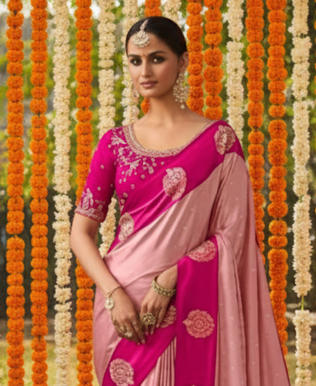Matrut | Kalki Pink Saree