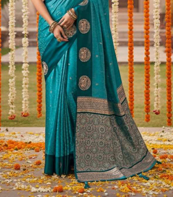 Matrut | Kalki Blue Saree