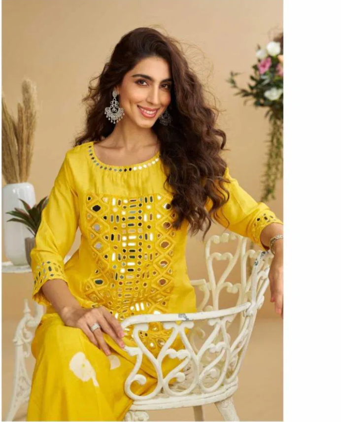 Aanji Yellow Co-ord Set