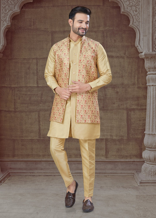 Matrut | Urban Threads Yellow Kurta Set