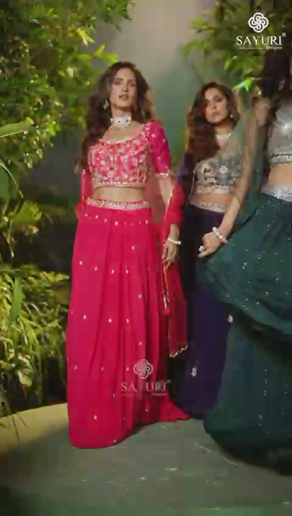 Matrut Maya Meher Pink Lehenga Set