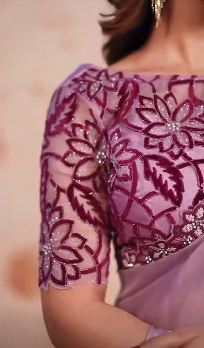 Matrut | Dolce Dip Lavender Saree