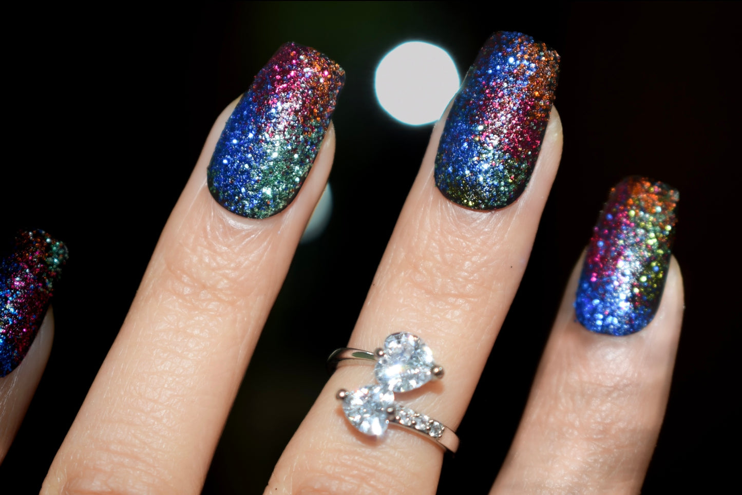 Disco Night Nails - Vivid